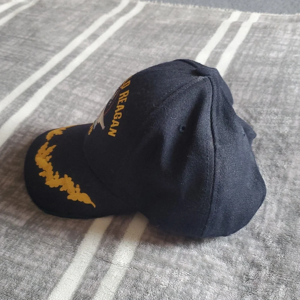 USS Ronald Reagan CVN-76 Navy Cap | Embroidered Military Hat - Picture 4 of 7